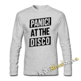 PANIC AT THE DISCO - Big Logo - šedé detské tričko s dlhými rukávmi