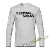 SLEEPING WITH SIRENS - Logo - šedé detské tričko s dlhými rukávmi