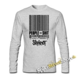 SLIPKNOT - People Shit - Black - šedé detské tričko s dlhými rukávmi