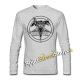 VENOM - Pentagram - šedé detské tričko s dlhými rukávmi