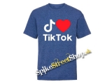 I LOVE TIK TOK - modré detské tričko
