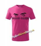 BILLIE EILISH - Eyes Logo - ružové detské tričko