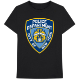 NEW YORK CITY - Police Dept. Badge - čierne pánske tričko
