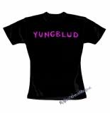 YUNGBLUD - Pink Logo - čierne dámske tričko