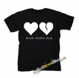 YUNGBLUD - Black Hearts Club - čierne detské tričko