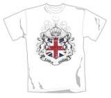 LOUD CLOTHING - London Crest - biele pánske tričko