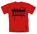 LOUD CLOTHING - London Icons Red - červené pánske tričko