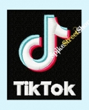 TIK TOK - Logo - nášivka
