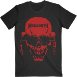 MEGADETH - Vic Hi-Contrast Red - čierne pánske tričko