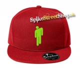 BILLIE EILISH - Green Stickman - červená šiltovka model "Snapback"