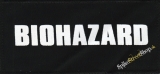 BIOHAZARD - White Logo - nášivka