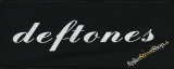 DEFTONES - White Logo - nášivka