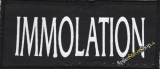 IMMOLATION - White Logo 1 - nášivka