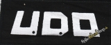 UDO - White Logo - nášivka