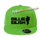 BILLIE EILISH - Logo & Stickman - jabĺčkovo-zelená šiltovka model "Snapback"