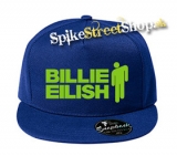BILLIE EILISH - Green Logo Stickman - kráľovská-modrá šiltovka model "Snapback"