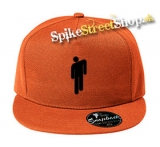 BILLIE EILISH - Black Stickman - oranžová šiltovka model "Snapback"