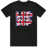 LED ZEPPELIN - Union Jack Type - čierne pánske tričko