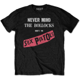 SEX PISTOLS - Never Mind The Bollocks - čierne pánske tričko
