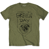 GREEN DAY - Organic Grenade - zelené pánske tričko