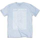 JOY DIVISION - Unknown Pleasures White On Blue - modré pánske tričko