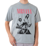 NIRVANA - Bathroom Photo - sivé pánske tričko