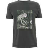 PIXIES - Monkey Grid - sivé pánske tričko