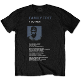 2 PAC - TUPAC - Family Tree - čierne pánske tričko