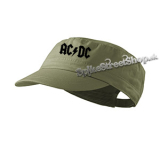 ACDC - Logo - olivová šiltovka army cap