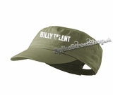 BILLY TALENT - Logo White - olivová šiltovka army cap