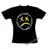 LIL PUMP - Unhappy - čierne dámske tričko