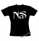 NAS - Logo Hip Hop Legend - čierne dámske tričko