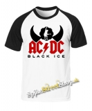 AC/DC - Black Ice Angus Silhouette - dvojfarebné pánske tričko