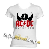 AC/DC - Black Ice Angus Silhouette - biele dámske tričko
