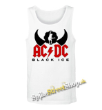 AC/DC - Black Ice Angus Silhouette - Mens Vest Tank Top - biele