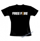 GARENA FREE FIRE - Logo - čierne dámske tričko