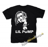 LIL PUMP - Logo & Portrait - čierne detské tričko