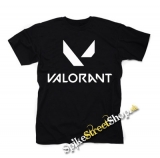 VALORANT - Logo - čierne detské tričko