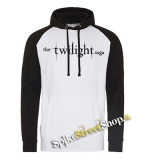 TWILIGHT - The Twilight Saga Logo - čiernobiela pánska mikina