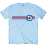 JAM - Target Stripe - modré pánske tričko