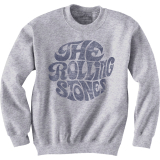 ROLLING STONES - Vintage 70s Logo - sivý pánsky sveter