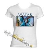 AVATAR - Jake & Neytiri - biele dámske tričko