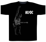AC/DC - Angus Watermark - čierne pánske tričko