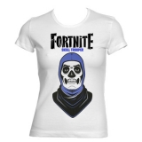 FORTNITE - Skull Trooper - biele dámske tričko