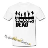 THE WALKING DEAD - Silhouette - biele pánske tričko