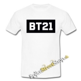 BT21 - Logo - biele pánske tričko