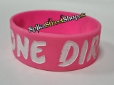 ONE DIRECTION - I Love One Direction - náramok BIG ružový