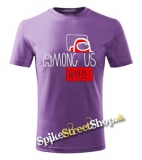 AMONG US - Where? - fialové pánske tričko