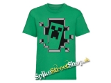MINECRAFT - Hello I´m Creeper - zelené pánske tričko