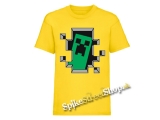 MINECRAFT - Hello I´m Creeper - žlté detské tričko